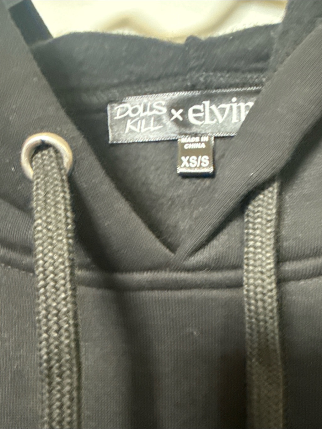 Black Elvira Hoodie Dollskill Collab — image 3 of 3